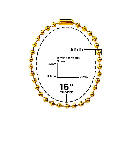 Collar de Bolas 8mm - Que Color?