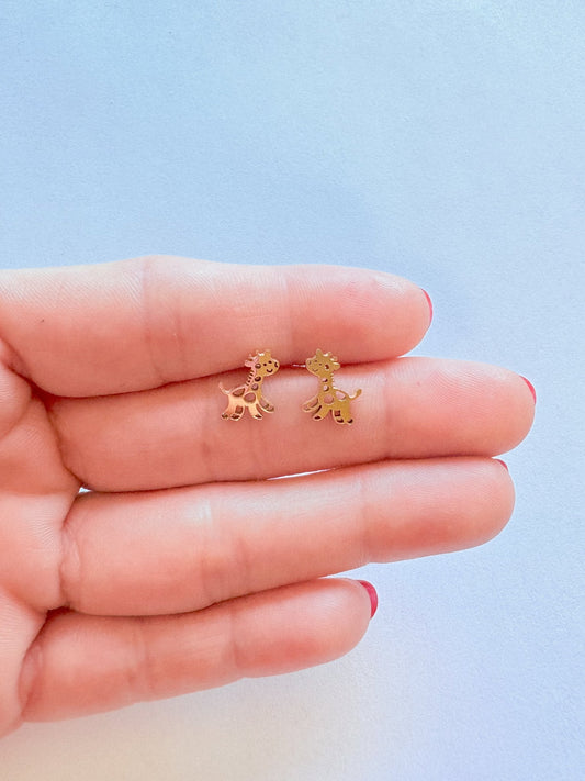 ¡Pendientes de jirafa diminuta!🦒 - Qué Color?
